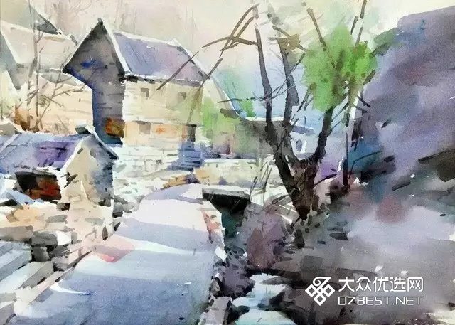 淄博石門(mén)寫(xiě)生作品