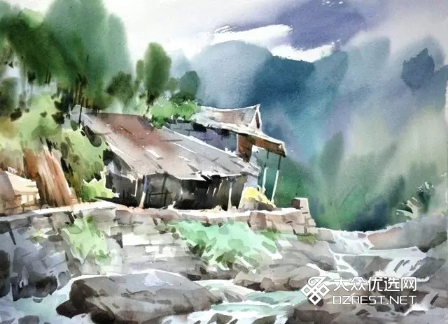 昌化清涼峰寫(xiě)生作品